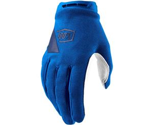 100% Ridecamp Womens Gloves Blue 2019