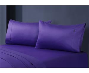 1000TC 2 Piece Pillowcases in Violet Egyptian Cotton
