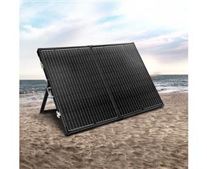12V 250W Folding Solar Panel Kit Generator Caravan Boat Camping Power Charge