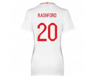 2018-2019 England Home Nike Womens Shirt (Rashford 19)
