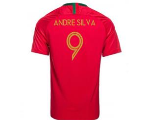 2018-2019 Portugal Home Nike Football Shirt (Andre Silva 9)