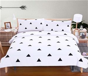 3D Simple Triangle 153 Bed Pillowcases Quilt