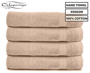 4 x Onkaparinga Ultimate Hand Towel - Mocha