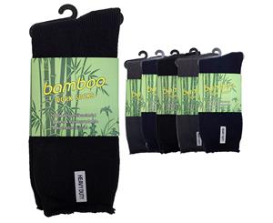 6 Pairs Premium Bamboo Men's Socks - Assorted Colour Pack