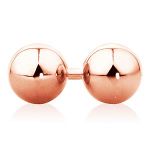 7mm Ball Stud Earrings in 10ct Rose Gold