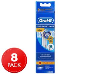 8pk Oral-B Precision Clean Brush Heads