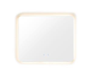 900x750x40mm Rectangle LED Bath Mirror Touch Sensor Switch Wall Mounted Vertical or Horizontal Makeup