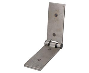 AB Tools Long Weld-on Butt Hinge Heavy Duty with Bushes 240x50mm Industrial Quality