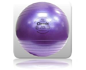 AOK MediBall Classic Swiss Ball Gym Ball Fit Ball Anti Burst 65cm Purple