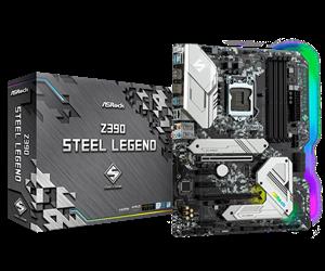 ASRock Z390 Steel Legend Intel Z390 S1151/4xDDR4/2xPCIEx16/HDMI/DP/ATX Motherboard