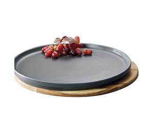 Alex Liddy Share Round Platter 32cm Charcoal