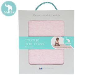 All4Ella Fitted Change Pad Cover - Marle Pink