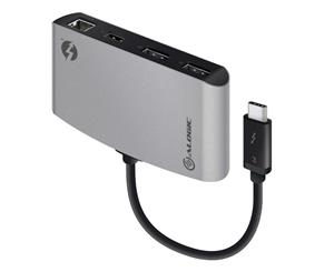 Alogic ThunderBolt 3 Dual Display Portable Docking Station 4K USB 3.1 Ethernet