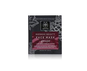 Apivita Express Beauty Face Mask with Grape (Line Smoothing & Firming) 6x(2x8ml)