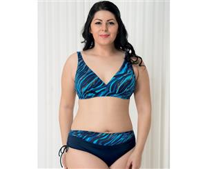 Aqua Perla - Womens -Bahia- Blue - Bikini Two Pieces- Plus size