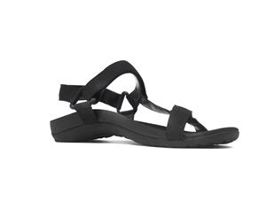 Archline Unisex Viva Orthotic Sandals With Strap - Black