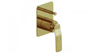 Arcisan Synergii Bath/Shower Mixer with Diverter - Brushed Brass PVD
