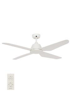 Aria 132cm Fan and Remote in White