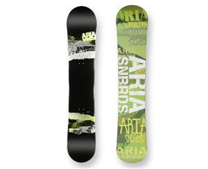 Aria Snowboard Draw Liner Camber Capped 157cm - Green