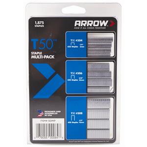 Arrow T50 Staple Multi-Pack 1875 Pack