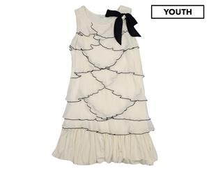 Artigli Girl Girls' Dress - Ivory