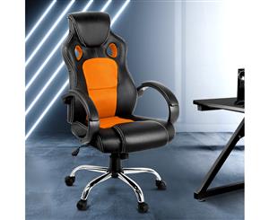 Artiss Gaming Office Chair Computer Chairs Leather Mesh Seating Racer Racing OR