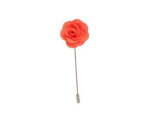 AusCufflinks Orange Flower Lapel Pin