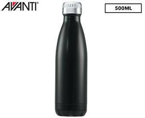 Avanti 500mL Fluid Vacuum Sealed Insulated Drink Bottle - Matte Black