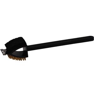 BBQ Buddy Stronghold Long Grill Brush With Scraper