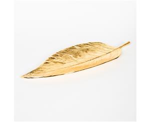 BOTANICAL Large 67cm Long Decorative Leaf - Gold