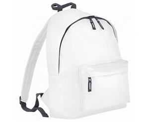 Bagbase Junior Fashion Backpack / Rucksack (14 Litres) (Pack Of 2) (White/Graphite) - BC4180