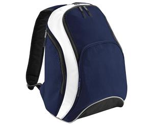 Bagbase Teamwear Backpack / Rucksack (21 Litres) (Pack Of 2) (French Navy/White) - BC4203