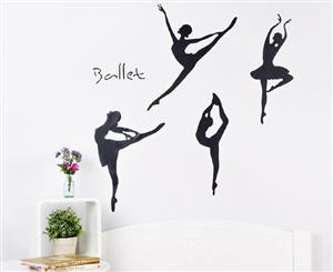 Ballet Dancer Wall Decals