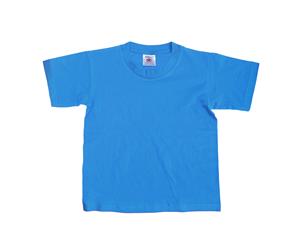 B&C Kids/Childrens Exact 150 Short Sleeved T-Shirt (Denim) - BC1286