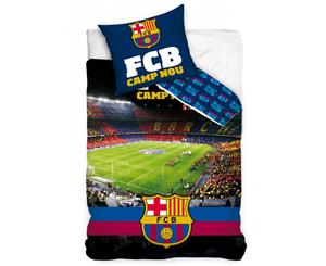 Barcelona FC Camp Nouveau Single Duvet Cover Set 100% Cotton (FCB3003)