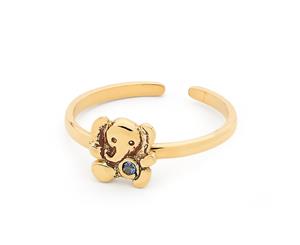Bee - Girls First Gold Ring - Elephant