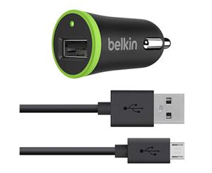 Belkin Universal Car Charger with Micro USB ChargeSync Cable (10 Watt/ 2.1 Amp)