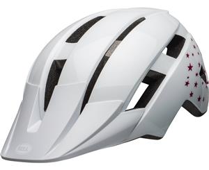 Bell Sidetrack II Youth Bike Helmet Gloss White/Stars Unisize