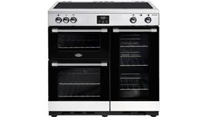 Belling 900mm CookCentre Deluxe Induction Range Cooker - Stainless Steel