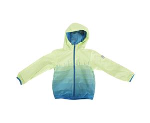Bench Childrens/Kids Instant Zip Up Hooded Jacket (Green/Blue) - F407