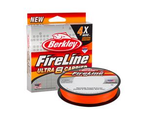 Berkley Fireline Ultra 8 Blaze Orange 300m Spools - 6lb