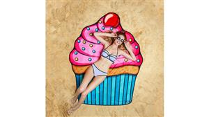 BigMouth Gigantic Cupcake Beach Blanket