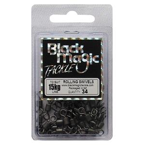 Black Magic Rolling Swivel 34 Pack