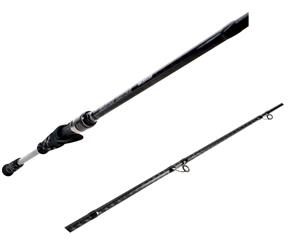 Bone Black River Hi-Modulus Graphite Baitcaster Fishing Rod (Length/Line Rating6ƌ/10-40lb)