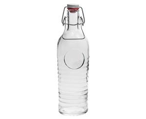 Bormioli Rocco Officina 1825 Vintage Flip Top Glass Table Water Bottle 1.2L - Clear