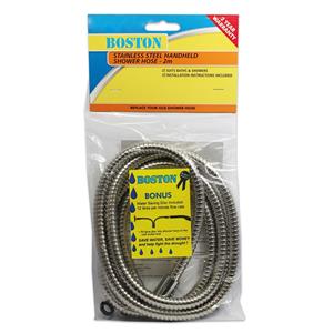 Boston 2m Stainless Steel Hand Shower Hose Replacement