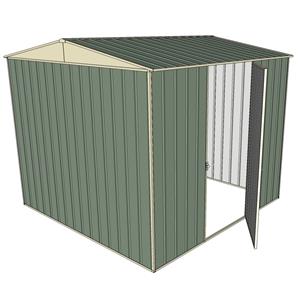 Build-a-Shed 2.3 x 2.3 x 2.3m Gable Single Hinged Side Door Shed - Green