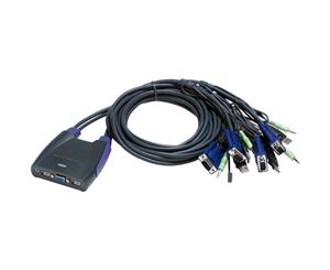 CS64US ATEN 4 Port USB Kvm Switch Inc 1.8Mt Cables Built In 4 PORT USB KVM SWITCH