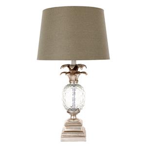 Cafe Lighting Antique Silver Langley Table Lamp
