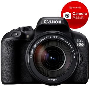 Canon EOS 800D DSLR Camera with Guided Display Feature and 18-135mm Lens (Super Kit)
